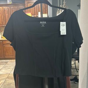 Hollister cropped baby tee